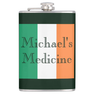 Flankierung der Medicine Irish Flag von Individuel Flachmann