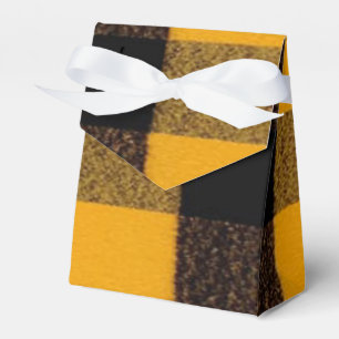 Flannel Buffalo Kariert Gelbe Lumberjack-Textur Geschenkschachtel