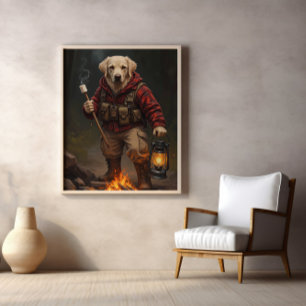 Flannel Fireside Fun mit Hoch Poster