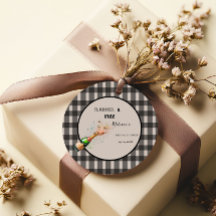 Flannel & fizz Winterschwarz & Weißes Brautparty