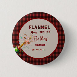 Flannel Fling vor der Ring rot kariert Bachelorett Button