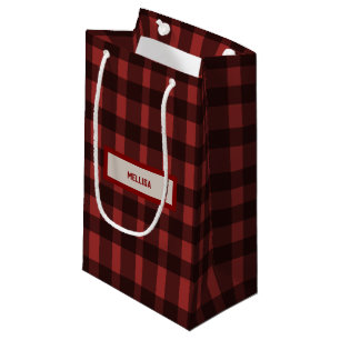 Flannel Fling vor der Ring rot kariert Bachelorett Kleine Geschenktüte