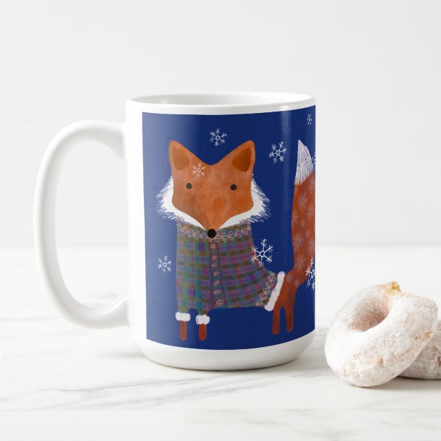Flannel Fox Tasse (Mit Donut)