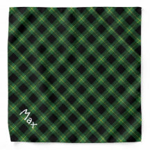 Flannel Green Buffalo Karierter Mustername Pet