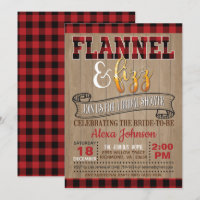 Flannel und Fizz-Brautparty