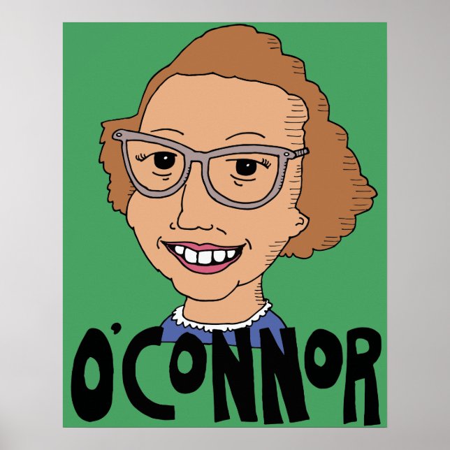 Flannery O'Connor-Plakat Poster (Vorne)