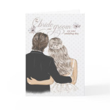 Flansch and Groom Taupe Wedding Gratulationen