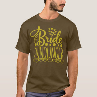 Flansch Announcer Wedding Party  T-Shirt