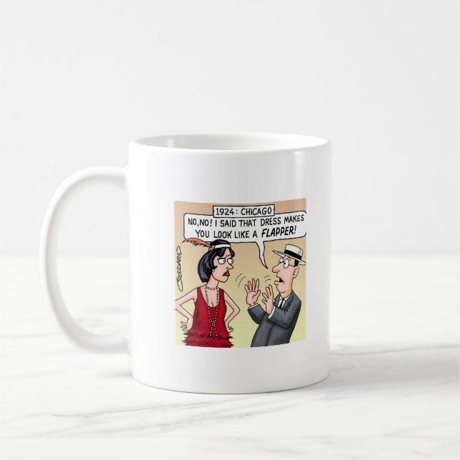 Flappenkleid Kaffeetasse (Links)