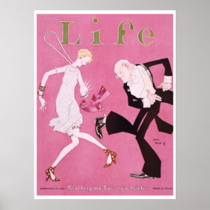 Flapper 1926 im Life Magazine Poster