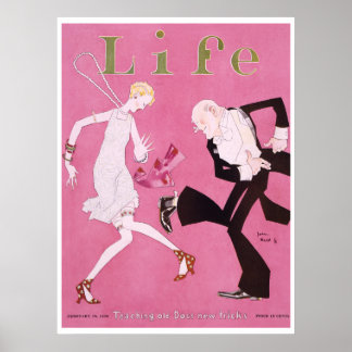 Flapper 1926 im Life Magazine Poster