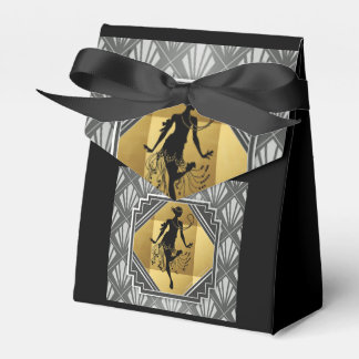 Flapper Art Deco Gatsby Small Zent Party Box Geschenkschachtel