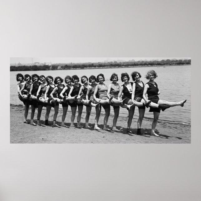 Flapper BATHING BEAUTIES 1923 Poster (Vorne)