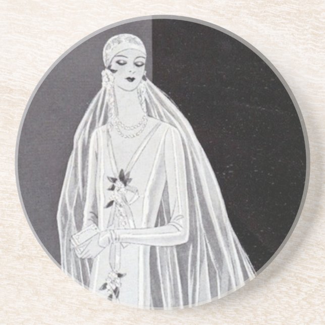 Flapper Bride Untersetzer (Vorne)