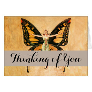 Flapper Butterfly Flying Frauan Illustration