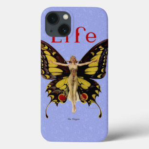 Flapper Butterfly Flying Frauan Illustration Case-Mate iPhone Hülle