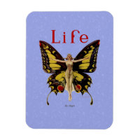 Flapper Butterfly Flying Frauan Illustration