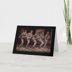 Flapper Era Dancing Girls Karte