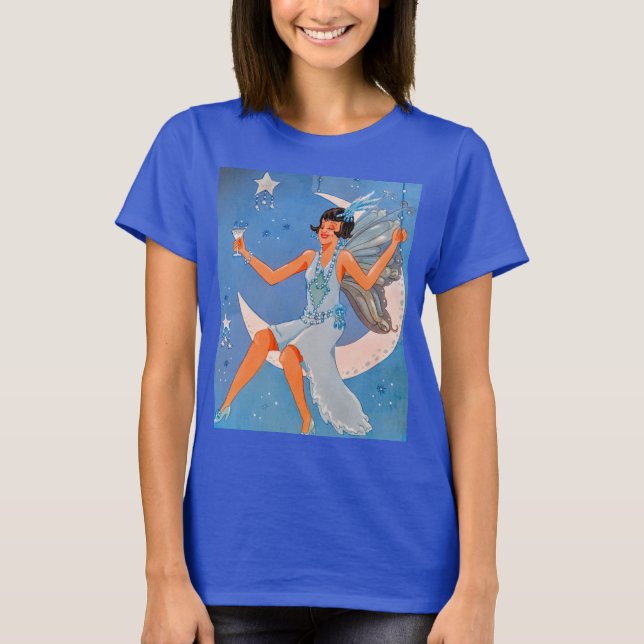 Flapper Fairy T - Shirt der 1920er Jahre (Vorderseite)