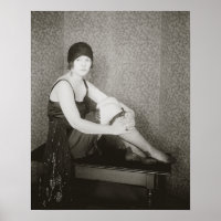 Flapper Fashion, 1922. Vintages Foto