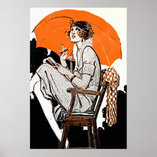 Flapper Fashion der 1920er Poster