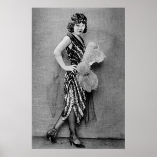 Flapper Fashion der 1920er Poster