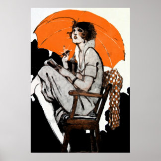Flapper Fashion der 1920er Poster