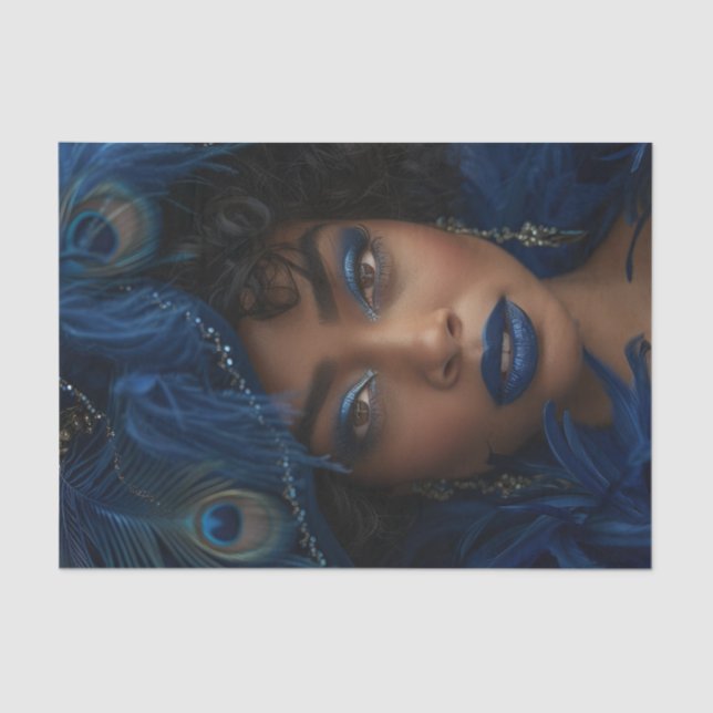 Flapper Girl12 der 1920er Seidenpapier (Vorderseite)