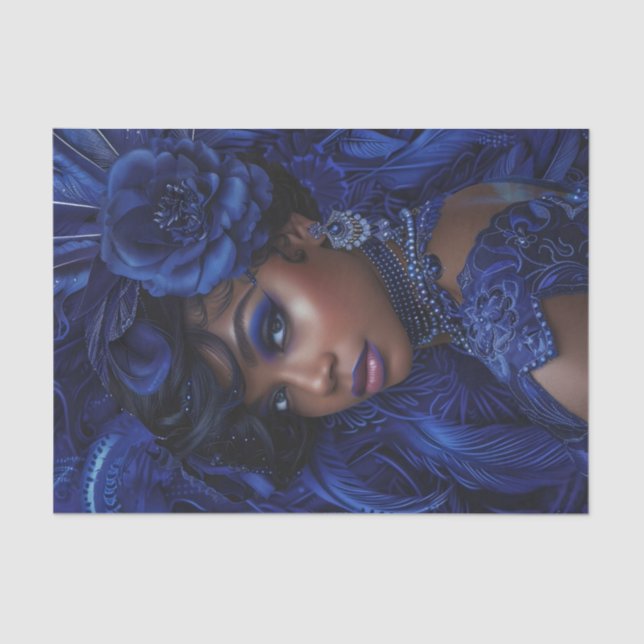 Flapper Girl13 der 1920er Seidenpapier (Vorderseite)