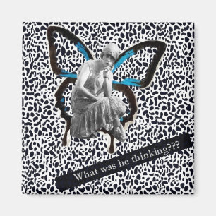 Flapper Girl - Magnet der alten Kunst