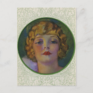 Flapper Girl Postcard Postkarte
