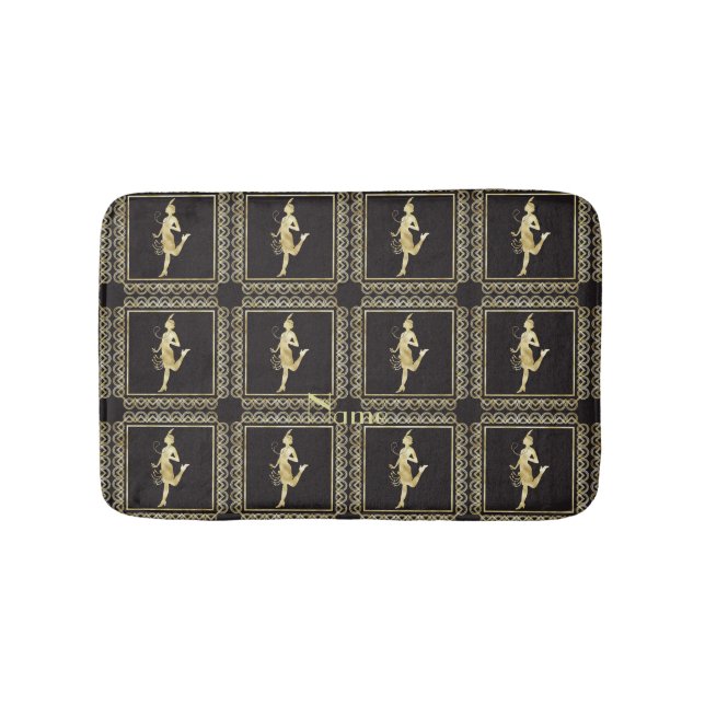 Flapper Girl Thunder_Cove der 1920er Jahre  Badematte (Vorderseite)