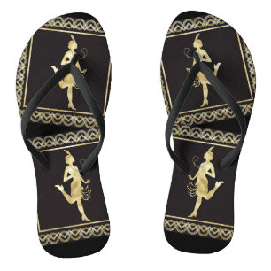 Flapper Girl Thunder_Cove der 1920er Jahre Flip Flops
