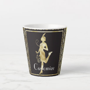 Flapper Girl Thunder_Cove der 1920er Jahre Milchtasse
