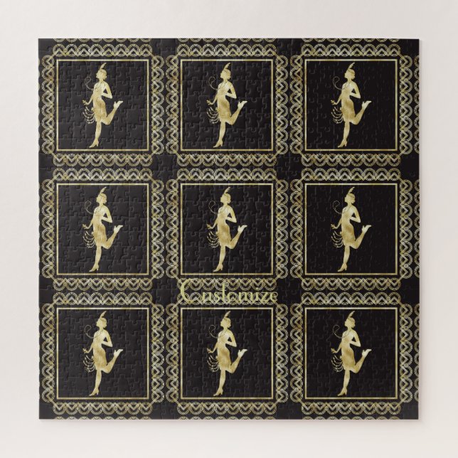 Flapper Girl Thunder_Cove der 1920er Jahre   Puzzle (Vertikal)