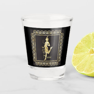 Flapper Girl Thunder_Cove der 1920er Jahre Schnapsglas