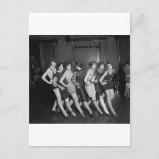 Flapper Girls: 1925 Postkarte