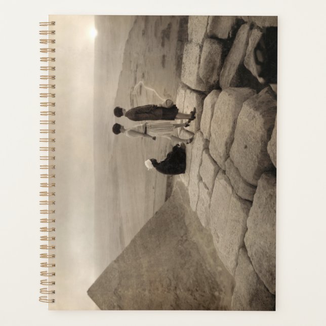 Flapper Girls Sunrise Khufu Pyramid, Ägypten 1920 Planer (Vorderseite)