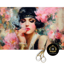Flapper Glam mit Perls Decoupage