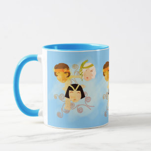Flapper Mädchen der rießigen Zwanziger Tasse