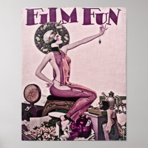Flapper Magazine Cover der 1930er Jahre Poster