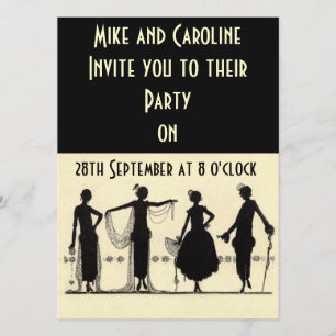 Flapper-Party Einladung 20