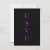 Flapper-RSVP in Lila