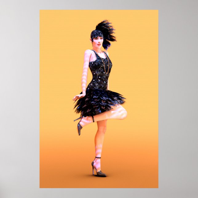 Flapper-Tanz Poster (Vorne)