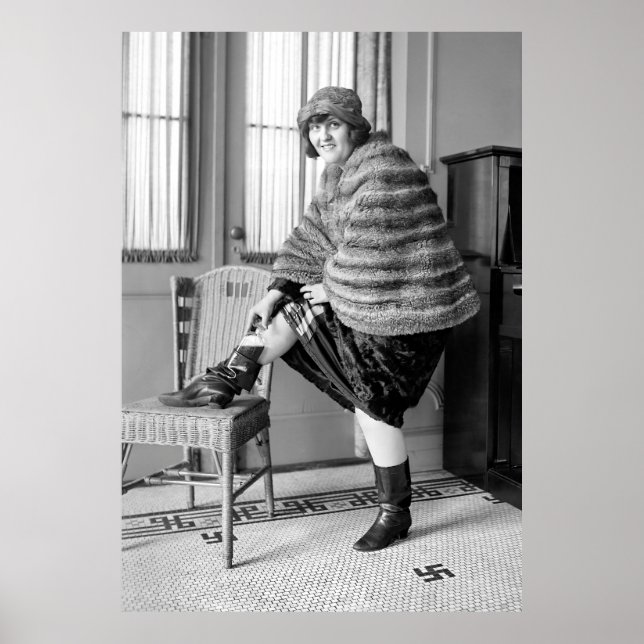 FLAPPER-VERBOTSBOOT-FLASK 1922 POSTER (Vorne)