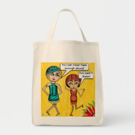 Flappers-Schuhtasche (Leinwand-Tasche) Tragetasche