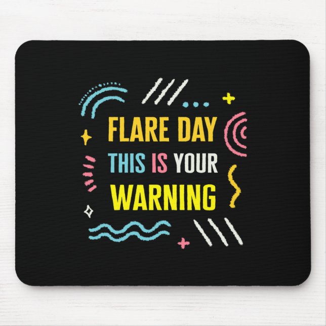 Flare Day Complex Regional Pain Syndrome Awareness Mousepad (Vorne)