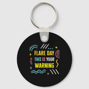 Flare Day Complex Regional Pain Syndrome Awareness Schlüsselanhänger