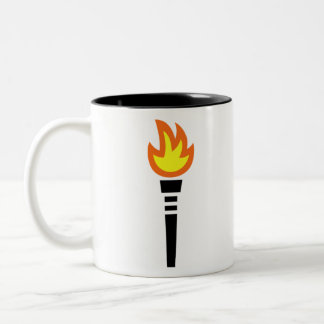 Flare oder Fackel Zweifarbige Tasse