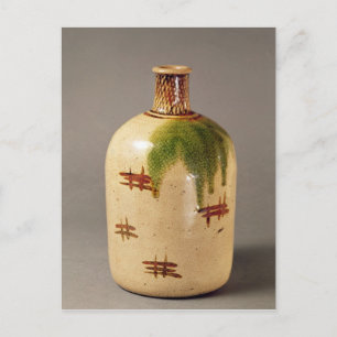 Flasche aus Oribe trinken Postkarte
